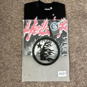 Hellstar Records Black Tee, Size S